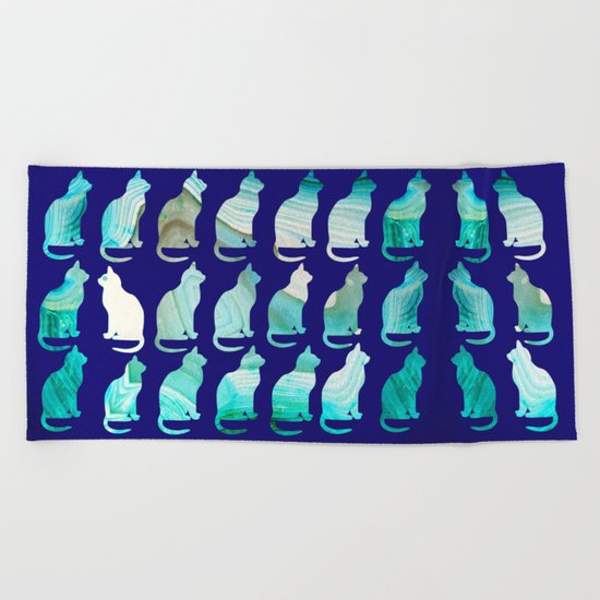 MINERAL CATTERN Beach Towel