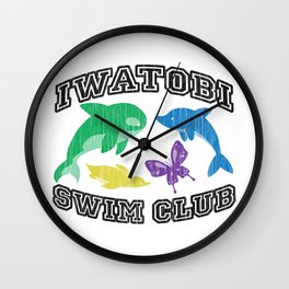 Iwatobi Swim Club Wall Clock | Animal, Movies & TV, Graphic Design, People 