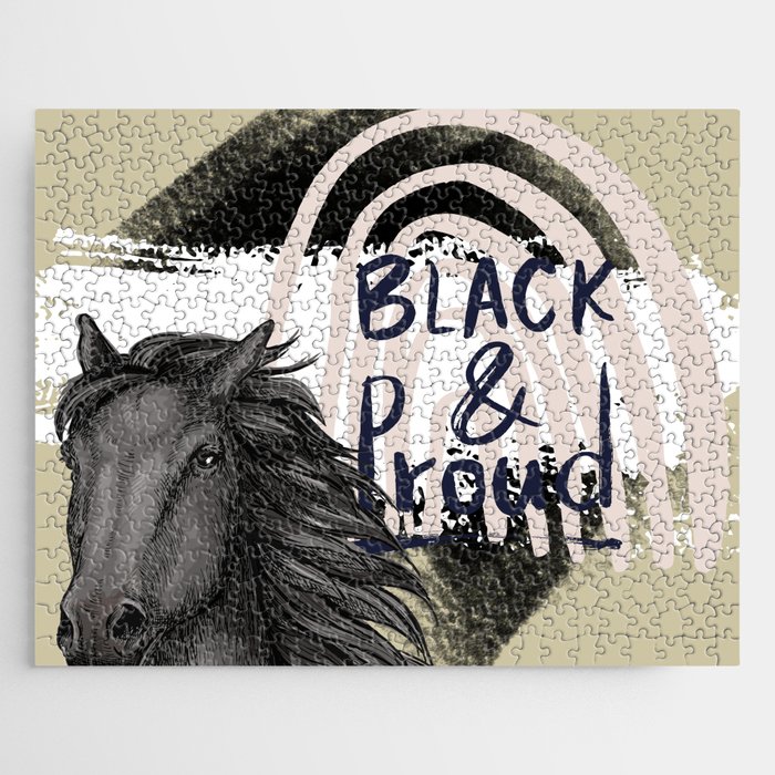 Black and Proud Jigsaw Puzzle