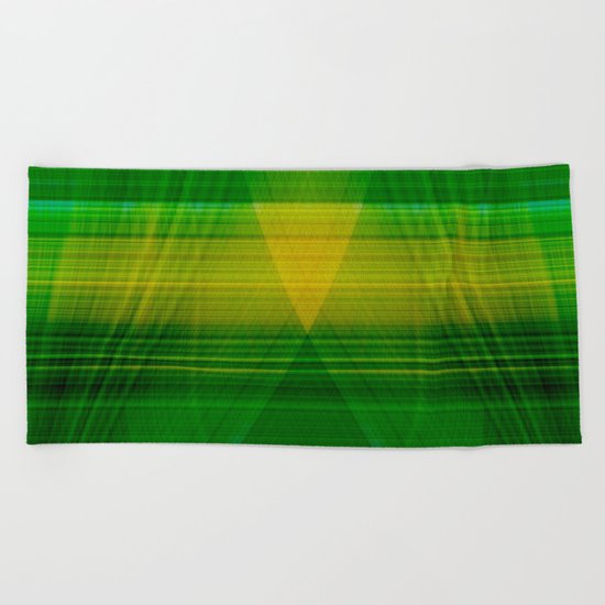 green hope Beach Towel