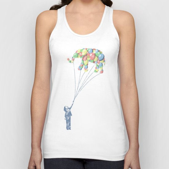 Elephants Can Fly Unisex Tank Top