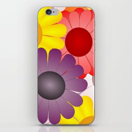 Colorful Daisies iPhone Skin