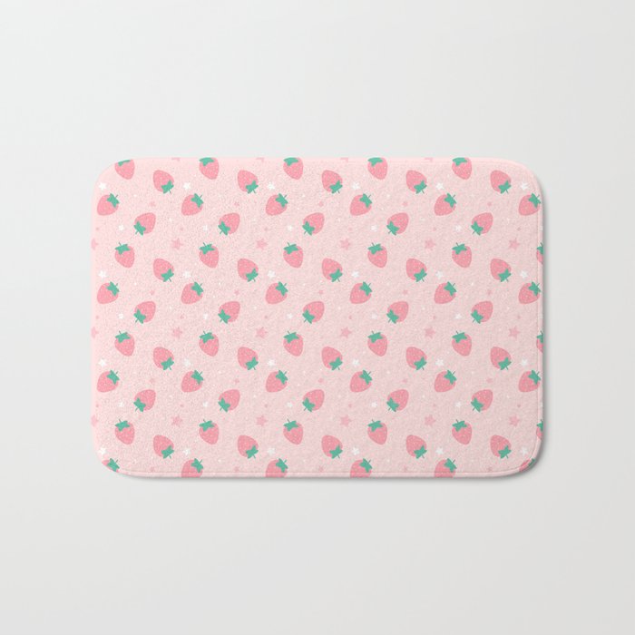 Strawberries Bath Mat