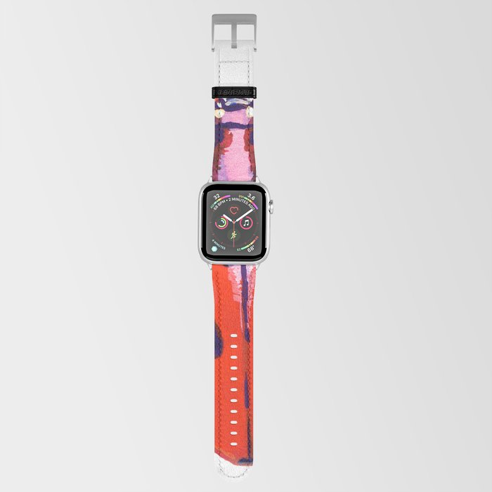 Painted Ladybug Apple Watch Band