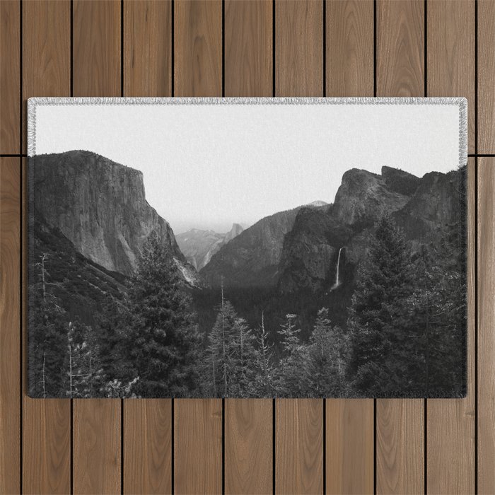 Tunnel View at Yosemite National Park Outdoor Rug