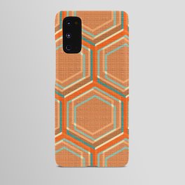 Art Deco II - Orange Turquoise Red Android Case