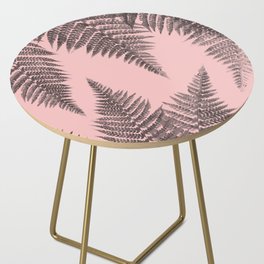 Ferns on Pink Side Table