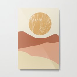 desert sun Metal Print