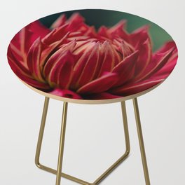 Perfect Red Dahlia Cooper Blaine Side Table