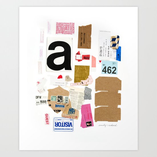 Paper Trail I Art Print