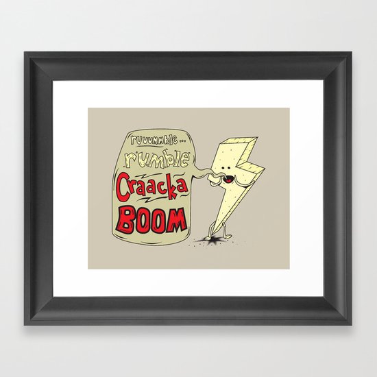 Onomatopoeia Framed Art Print