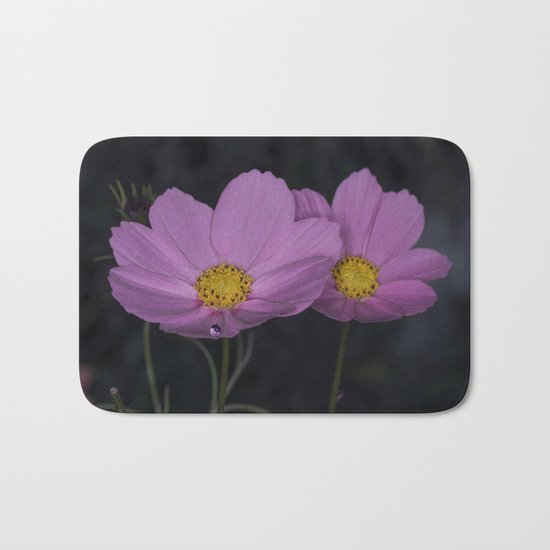 Cosmos water drop Bath Mat