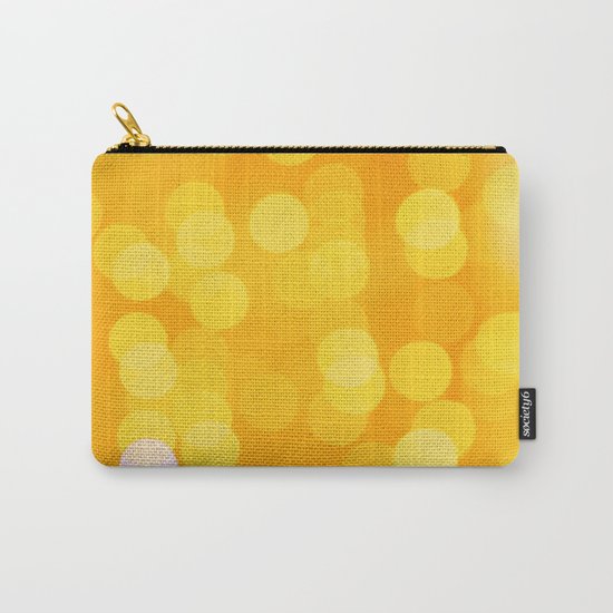 Disco Fever in Yellow Carry-All Pouch