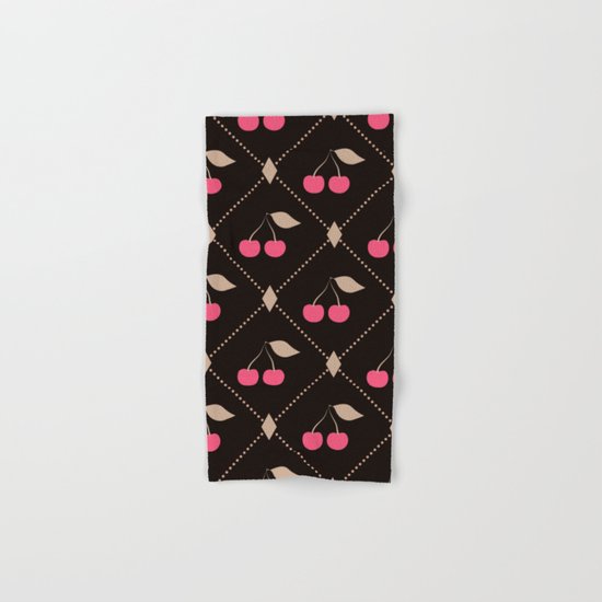 Red cherries . Hand & Bath Towel