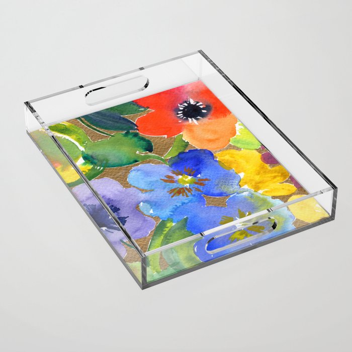 flowers of June N.o 8 Acrylic Tray