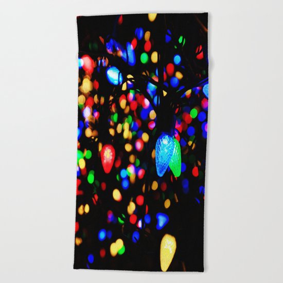 Christmas Beach Towel