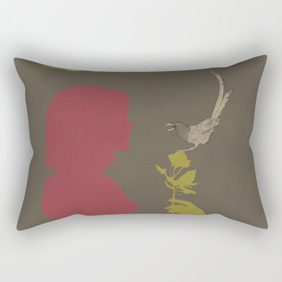Toma Un Flor Rectangular Pillow