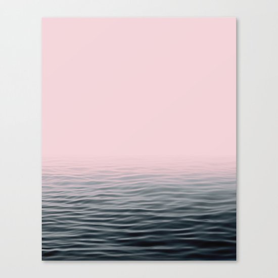 Misty sea Canvas Print