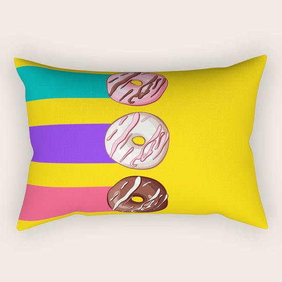 Donut Rectangular Pillow