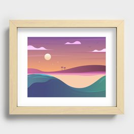 Beach Recessed Framed Print