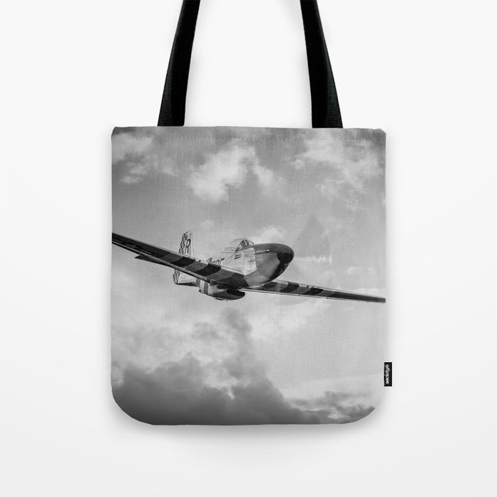 P-51 Mustang Mono Tote Bag