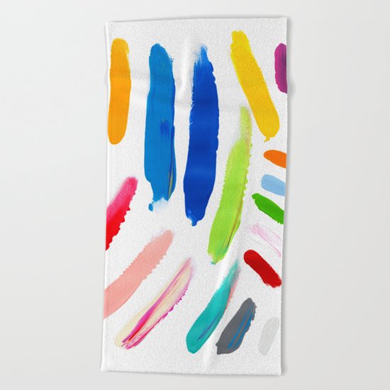 Emile Pattern Beach Towel