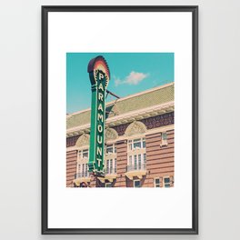 Paramount Theatre Austin Framed Art Print
