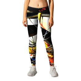 abstract bike Leggings