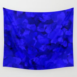 Rich Cobalt Blue Abstract Wall Tapestry | Calm, Blue, Navy, Gradient, Ombre, Darkblue, Decor, Painting, Monochromatic, Ocean 