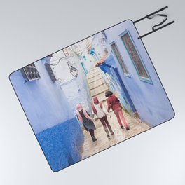Sunny days Ahead - Chefchaouen, Morocco - The Blue City Picnic Blanket