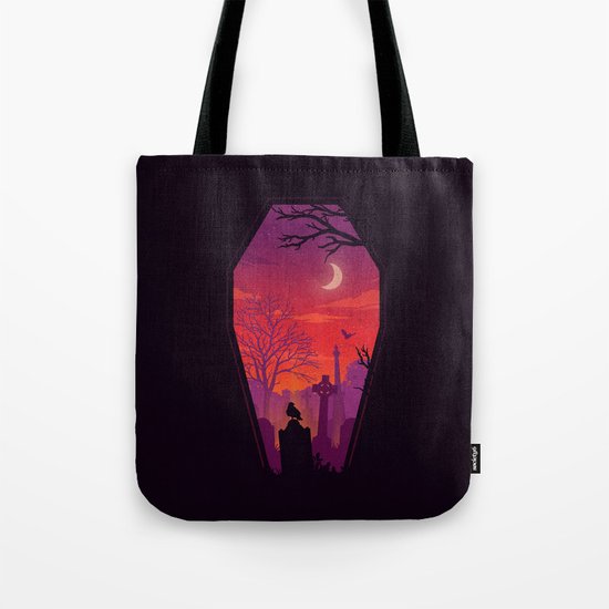 To The Grave Tote Bag
