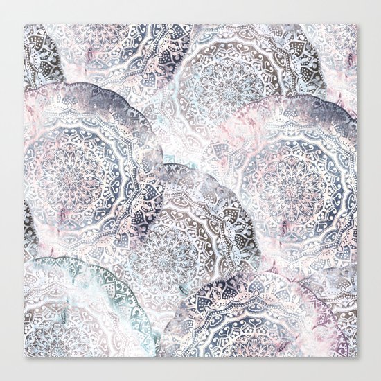 GALAXY BOHO MANDALAS Canvas Print