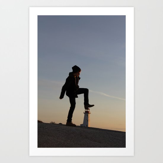 Oops Art Print