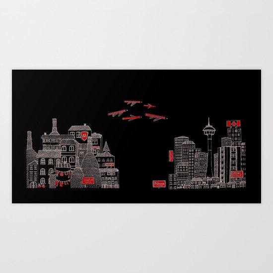 From Stoke to Calgary Art Print