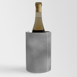 Elegant Luxury Silver Abstract Marble Wine Chiller