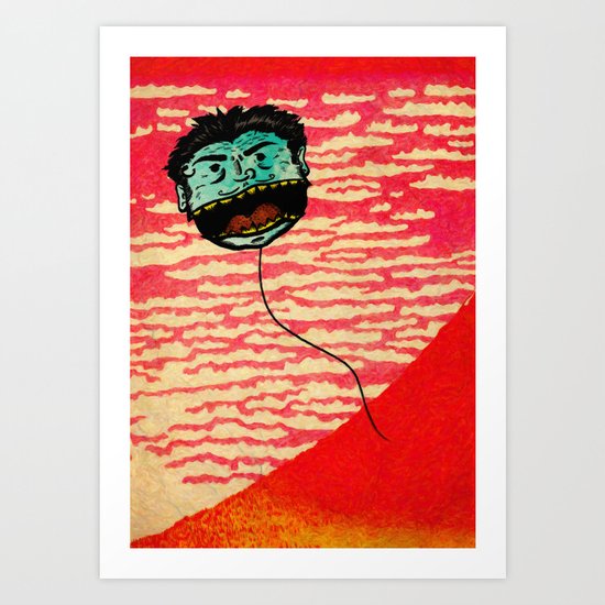 Let me go, leave me alone Art Print