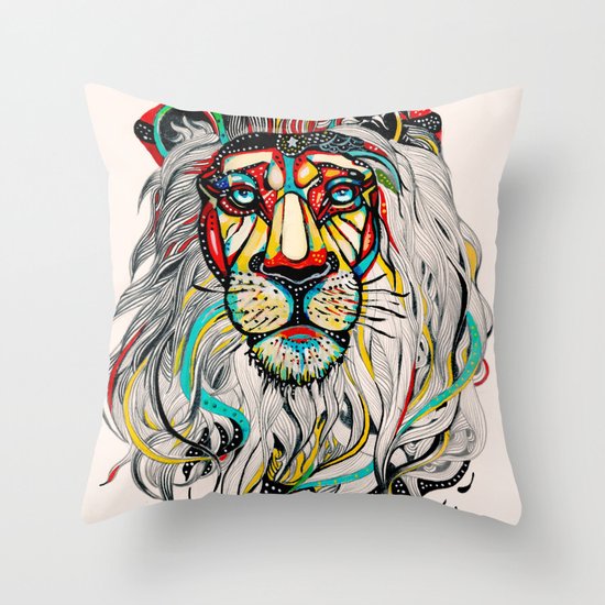 Lion Throw Pillow