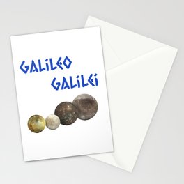 Galileo Galilei Jupiter Moons Stationery Card