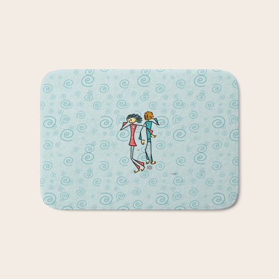Broken Lovers Bath Mat