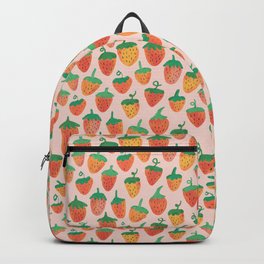 Painted Strawberries Backpack