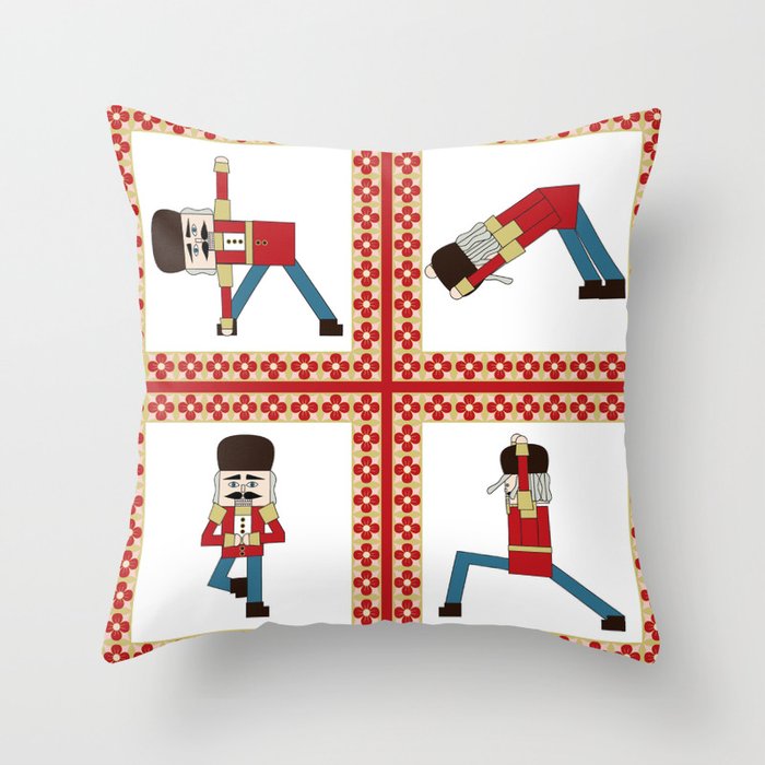 Nutcracker store throw pillows