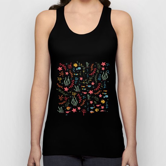 Sea creatures 005 Unisex Tank Top