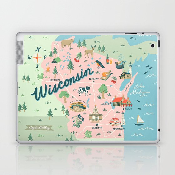 Wisconsin Laptop & iPad Skin
