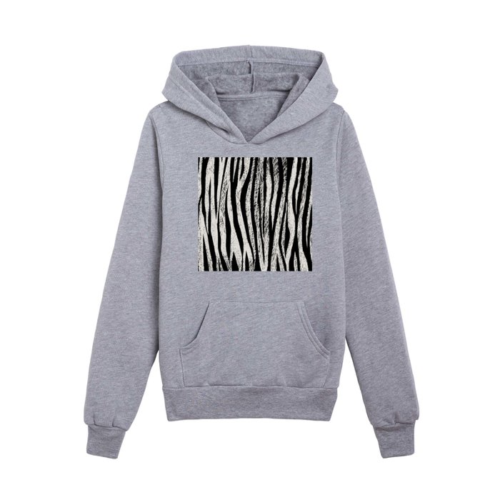 Black Forest Stripes Kids Pullover Hoodie