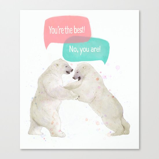 best friends Canvas Print