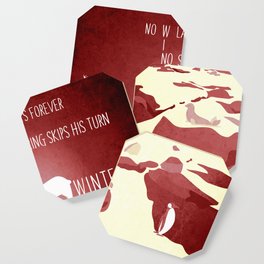 Snow Penguin Coasters Society6