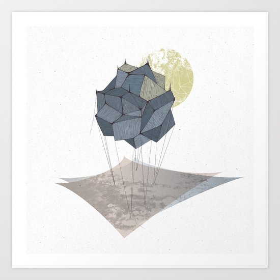 The Rock of Humanity Art Print