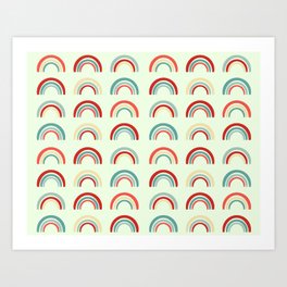 Rainbow Vibes Art Print