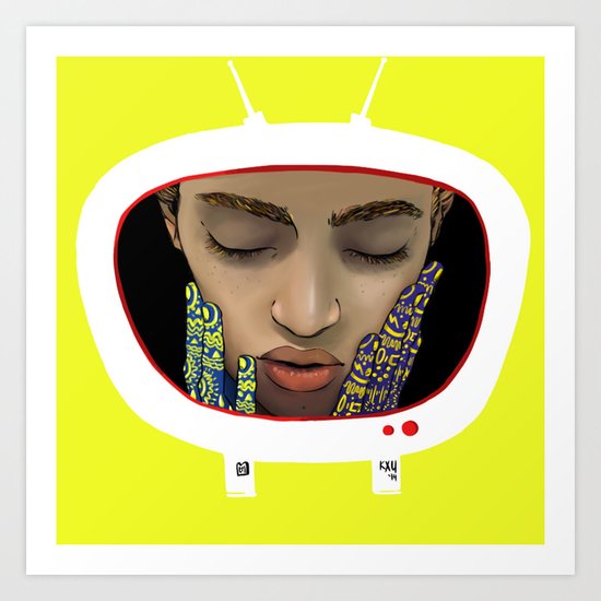 The Anxious Sleep Art Print