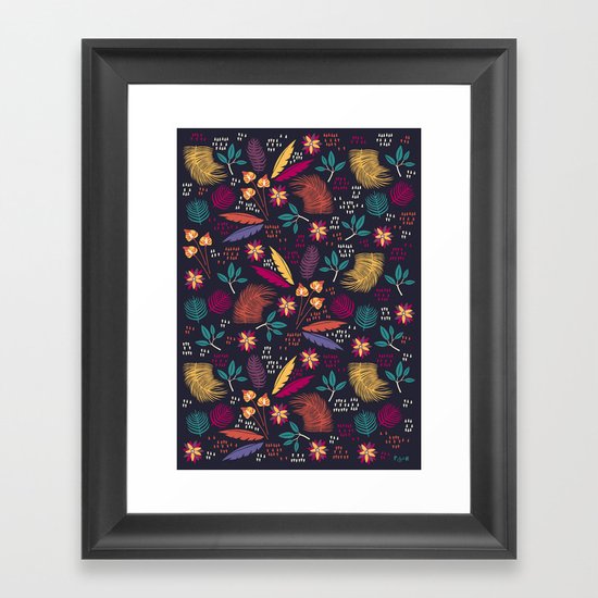 Tropical Forest Framed Art Print